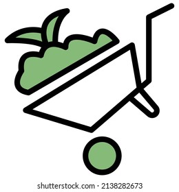 diseño de icono de planta, ilustración vectorial con estilo de línea, mejor utilizado para banner o aplicación web