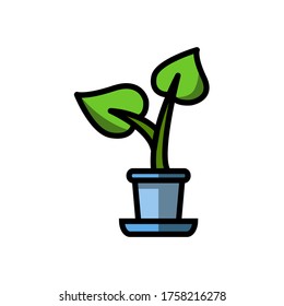 plant icon design vector template