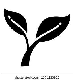 Plant Icon Element For Design