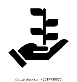 Plant Icon Element For Design
