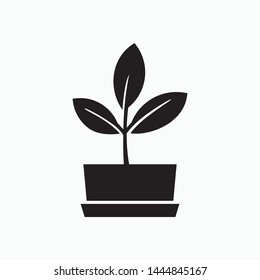 Plant icon. Flat illustration of Plant charging vector icon for web