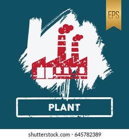 Plant Icon Flat Vector Symbol Design Illustration