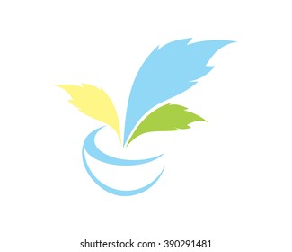 plant icon flora herbal nature image