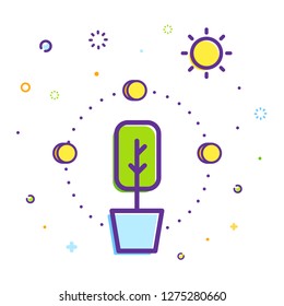 Plant Icon Illustration