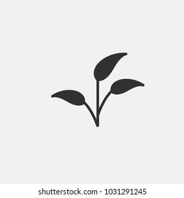 Plant icon illustration isolated vector sign symbol