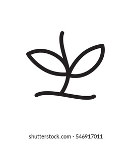 plant icon illustration isolated vector sign symbol
