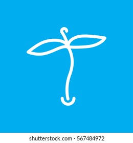 plant icon illustration isolated vector