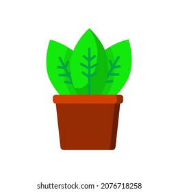 gráfico vectorial de ilustración de icono de planta