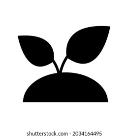 plant icon or logo isolated sign symbol vector illustration - high quality black style vector icons
