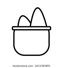 plant icon on white background