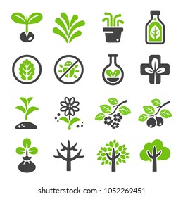 plant icon set