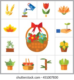 Plant Icon Set