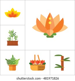 Plant Icon Set