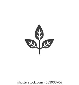 plant icon. sign design