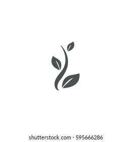 plant icon. sign design