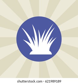 plant icon. sign design. background