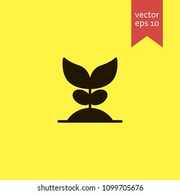 plant. plant icon. sign design. Vector EPS 10.