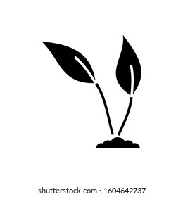 plant icon. sign design vector illustration eps 10