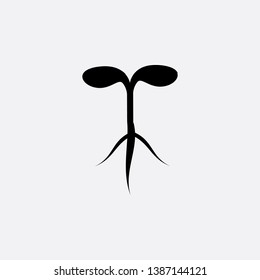 plant icon sign signifier vector