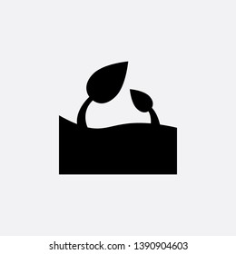 plant icon sign signifier vector