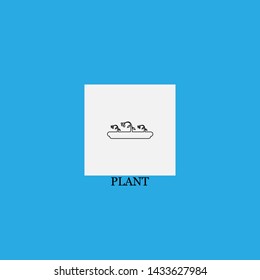 plant icon sign signifier vector