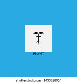 plant icon sign signifier vector