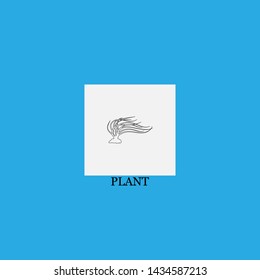 plant icon sign signifier vector
