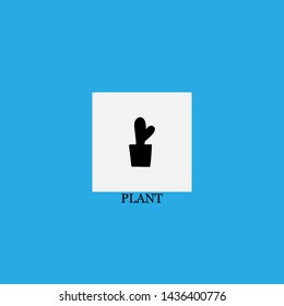 plant icon sign signifier vector