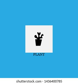 plant icon sign signifier vector
