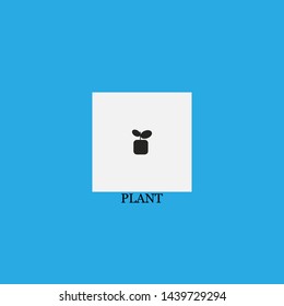 plant icon sign signifier vector