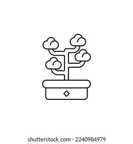 the plant icon is suitable for your web, apk or project with a chinese new year theme