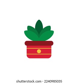 the plant icon is suitable for your web, apk or project with a chinese new year theme