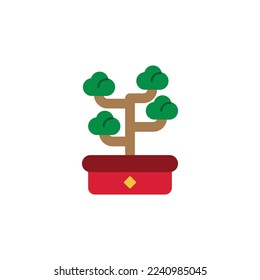 the plant icon is suitable for your web, apk or project with a chinese new year theme