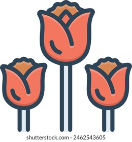 Plant icon symbol vector image