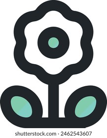 Plant icon symbol vector image