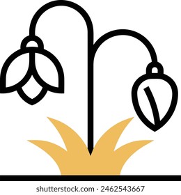 Plant icon symbol vector image