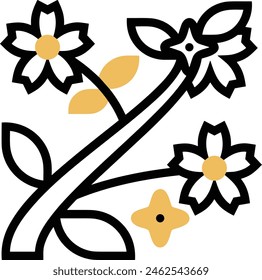 Plant icon symbol vector image