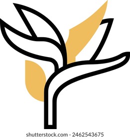Icono de planta símbolo de Vector Imagen