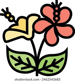 Plant icon symbol vector image