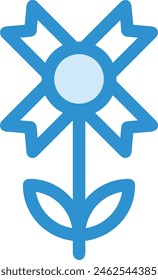 Plant icon symbol vector image