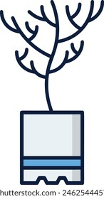 Plant icon symbol vector image
