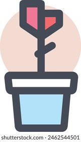 Icono de planta símbolo de Vector Imagen