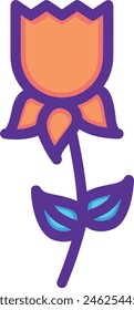 Plant icon symbol vector image