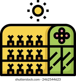 Icono de planta símbolo de Vector Imagen