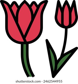 Plant icon symbol vector image