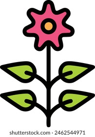 Icono de planta símbolo de Vector Imagen