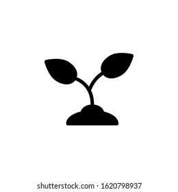 Plant icon template. Vector illustration