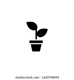 Plant icon template. Vector illustration