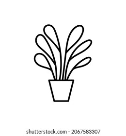 plant icon, tree icon vector illustration