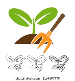 Plant icon vector